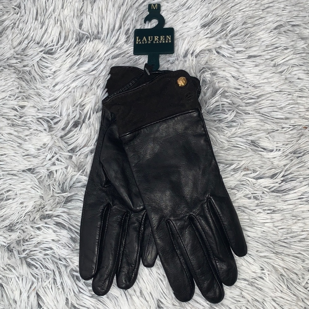 Lauren Ralph Lauren Genuine Leather Gloves